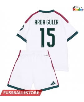 Günstige Real Madrid Arda Guler #15 Heimtrikotsatz Kinder 2026-27 Kurzarm (+ Kurze Hosen)